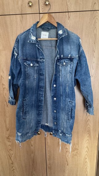 Chaqueta vaquera oversize azul