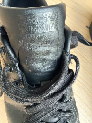 Zapatillas Adidas Stan Smith Negras Talla 43.5