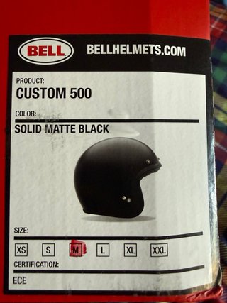 Casco Bell Custom 500 negro mate