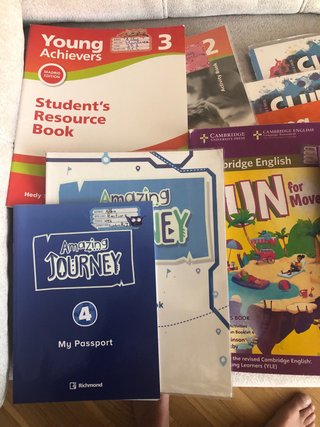 Libros de 2, 3, 4, 5 y 6 de primaria y 1 de la ESO