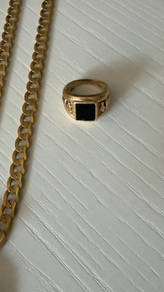 Cadena y colgante oro 14k Jesús