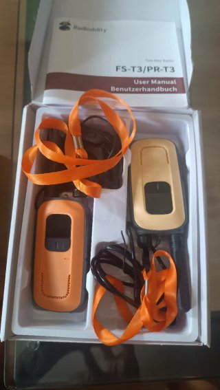 Radioddity Walkie Talkie Analógico