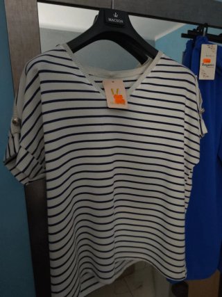 Conjunto marinero camiseta/pantalón mujer nuevo.