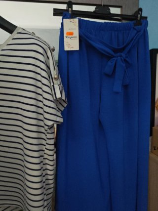 Conjunto marinero camiseta/pantalón mujer nuevo.