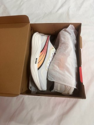 Zapatillas Puma Nitro Running Naranja/Blanco