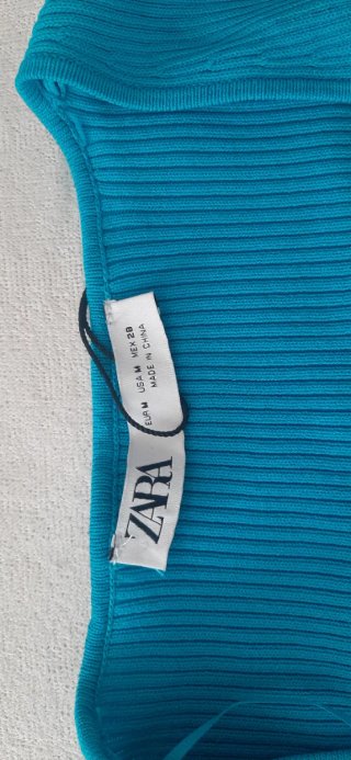 Chaqueta Zara Azul Eléctrico Talla XS
