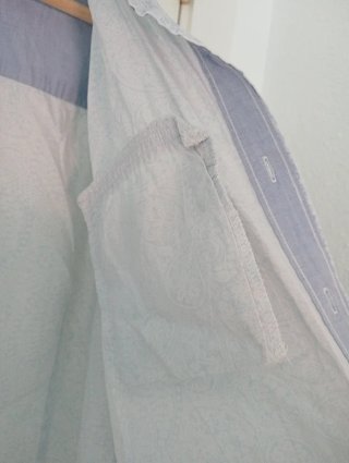 Camisa Springfield Estampado Paisley Azul Talla L