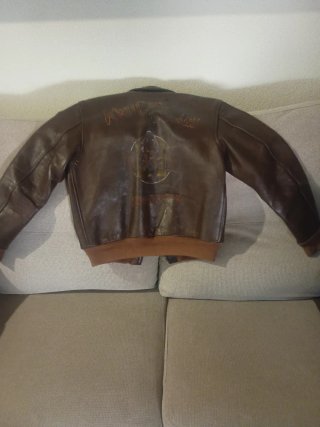 Chaqueta Piel Caballo Army Air Corps Marrón