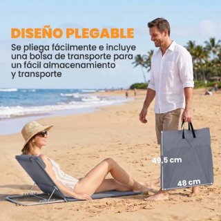 Set 2 Esterillas Playa/Piscina Gris