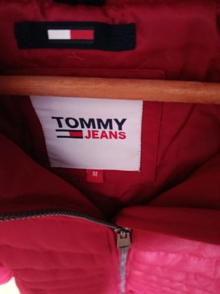 Plumífero Tommy Jeans Rojo Mujer