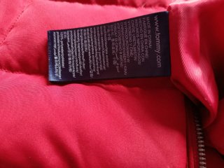 Plumífero Tommy Jeans Rojo Mujer
