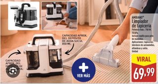 Máquina limpiar tapicerias