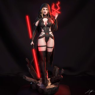 Figura Resina Darth Zannah, Star Wars 1/8