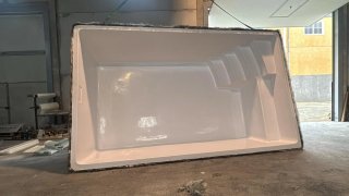Piscina de poliéster a medida