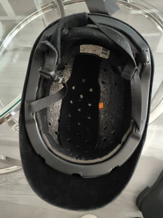 Casco equitación Fouganza Negro
