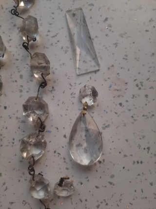 Lágrimas de cristal para lámpara