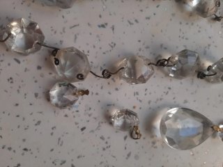 Lágrimas de cristal para lámpara