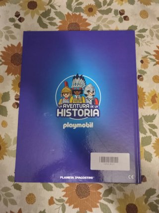 Libro Playmobil La Aventura Histórica + Figura