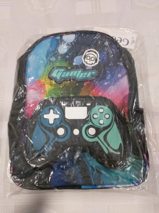 Mochila infantil gamer nueva
