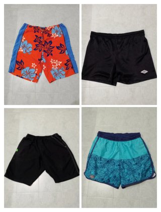 Set 3 bermuda uomo M + costume da bagno M