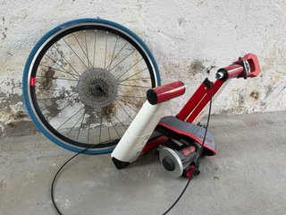 Rodillo Elite Force + rueda Tacx y cassette