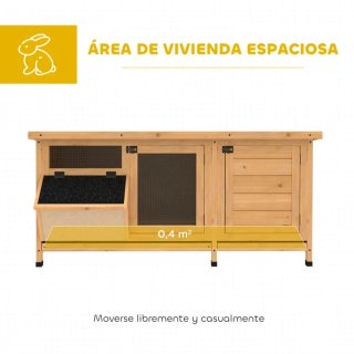 Caseta Conejera/Gallinera Madera
