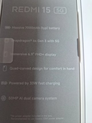 Xiaomi Redmi 15 5G - Batteria 7000mAh