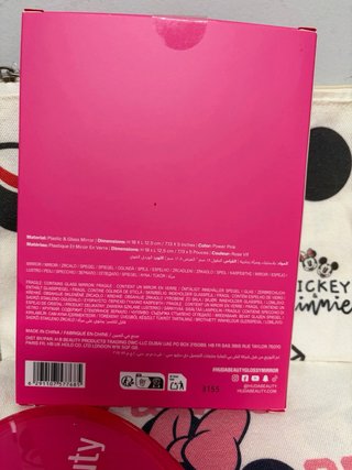 Huda Beauty Espejo Corazón Rosa