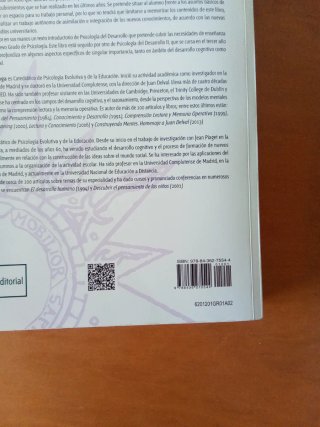 Psicología del desarrollo I UNED