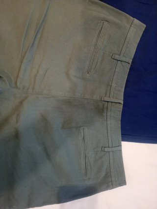 Pantalón tejano corto verde