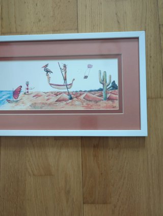 Cuadro infantil decorativo pintado a mano