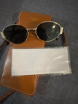 Gafas de sol Celine doradas y negras