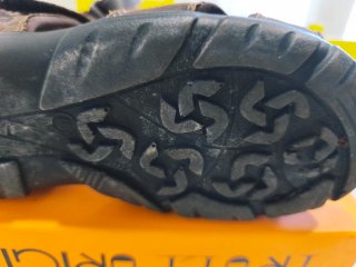 Sandalias Panamá Jack Piel Marrón Hombre