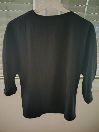 Blusa Sfera cremallera negra Talla S