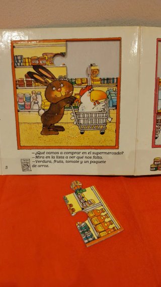 Conejin y gallito van de compras