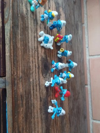 Lote Pitufos 3cm