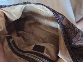 Borsa a spalla Fergi vintage marrone