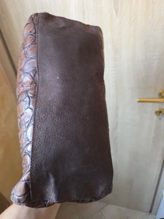 Borsa a spalla Fergi vintage marrone