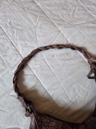 Borsa a spalla Fergi vintage marrone