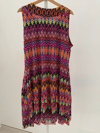Vestido Christine Laure estampado étnico multicolo