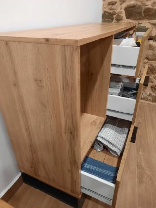 Mueble buffet madera chapada