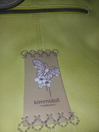 Bolso Kimmidoll blanco y amarillo