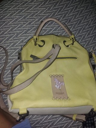 Bolso Kimmidoll blanco y amarillo