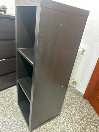 Estantería Kallax 3 cubos negra