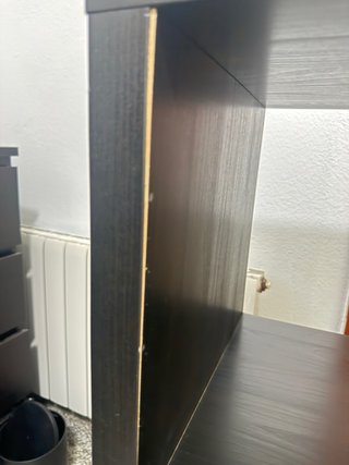 Estantería Kallax 3 cubos negra
