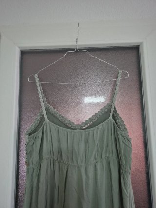 Vestido largo de verano verde