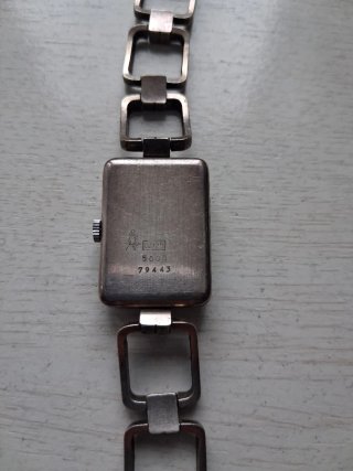 Reloj Exactus Mujer Plata Negro
