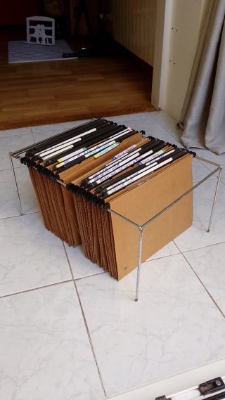 Cajonera archivador de oficina con ruedas madera