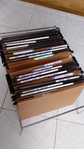 Cajonera archivador de oficina con ruedas madera