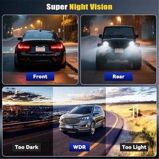 Dashcam Doble Cámara 9,66” 3 canales SIN ESTRENAR
